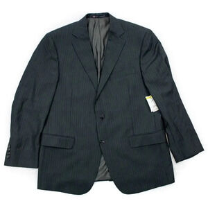 Hart Schaffner Marx Striped Suit Jacket